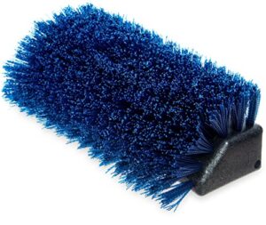 carlisle foodservice products 4042514 commercial boot “n shoe brush replacement, blue (pack of 12)