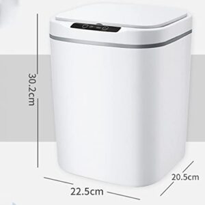 WENLII Touch-Free Trash Cans Smart Infrared Motion Sensor Waste Bin for Kitchen Bathroom Garbage Car Storage Box