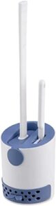 toilet brush soft silicone heads toilet cleaning brush multifunction long handle wc brushes bathroom accessoires set home cleaning tool bathroom toilet brush holder furniture (color : blue)