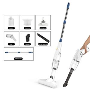 30 Mins Long Runtime Handheld Cordless Stick Household Vacuum - Portable USB Charging Strong Suction Powerful Lightweight Cordless Vacuum Cleaner for Home Carpet Hardwood Floor Pet