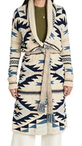 faherty women’s x b. yellowtail paloma duster, yellowstone river, m