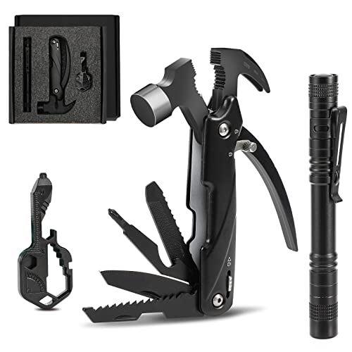 13 in 1 Multi-Tool Hammer,Professional Multi-Tool Hammer,Practical Gift for Men,Suitable for Outdoor,Survival,Camping,Hunting and Hiking