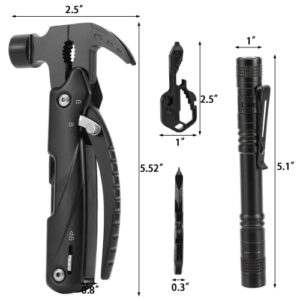 13 in 1 Multi-Tool Hammer,Professional Multi-Tool Hammer,Practical Gift for Men,Suitable for Outdoor,Survival,Camping,Hunting and Hiking