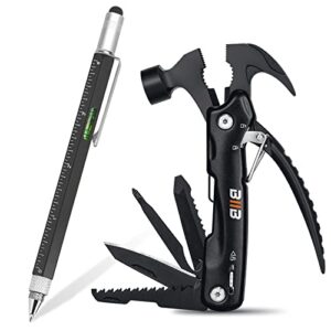biib stocking stuffers gifts for men, mini hammer multitool 6 in 1 multitool pen unique gifts for dad from daughter son kids wife christmas gifts ideas for men, dad, husband, boyfriend, grandpa