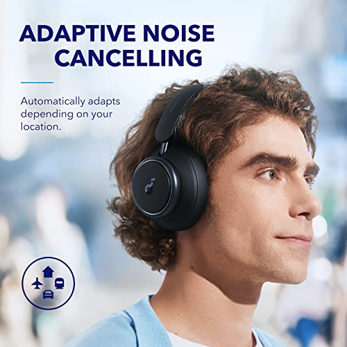 Soundcore by Anker Space Q45 Adaptive Active Noise Cancelling Headphones, Reduce Noise by Up to 98%, 50H Playtime, App Control, LDAC Hi-Res Wireless Audio, Comfortable Fit, Clear Calls, Bluetooth 5.3