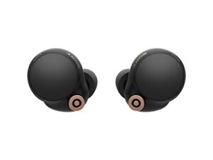 sony wf-1000xm4 industry leading noise canceling truly wireless earbud headphones with alexa built-in, black (renewed)