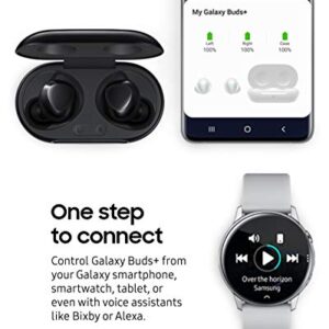 Samsung Galaxy Buds Plus, True Wireless Earbuds Bluetooth 5.0 (Wireless Charging Case Included), Black – US Version