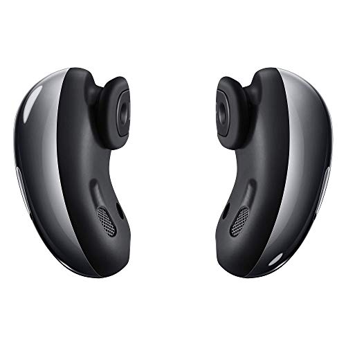 Samsung Galaxy Buds Live (ANC) Active Noise Cancelling TWS Open Type Wireless Bluetooth 5.0 Earbuds for iOS & Android, 12mm Drivers, International Model - SM-R180 (Mystic Black)