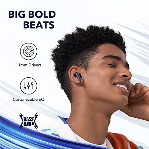 Soundcore by Anker Life P3 Noise Cancelling Earbuds, Ultra Long 50H Playtime, Fast Charging, Big Bass, Multi-Mode Noise Cancelling, AI-Enhanced Calls, Wireless Charging, App Control, Bluetooth 5.2