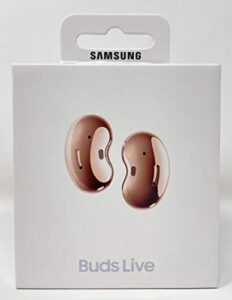 samsung galaxy buds live, wireless earbuds w/active noise cancelling (mystic bronze)