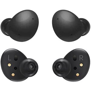 SAMSUNG Galaxy Buds 2 True Wireless Earbuds Noise Cancelling Ambient Sound Bluetooth Lightweight Comfort Fit Touch Control US Version, Black Graphite (Renewed)