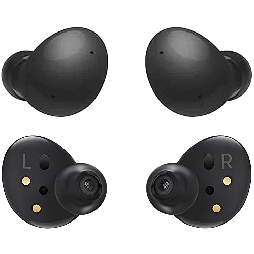 SAMSUNG Galaxy Buds 2 True Wireless Earbuds Noise Cancelling Ambient Sound Bluetooth Lightweight Comfort Fit Touch Control US Version, Black Graphite (Renewed)