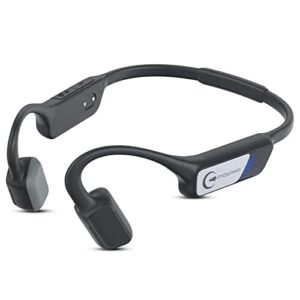 mojawa wireless bone conduction headphones – bluetooth open-ear headphones w/mic,premium sound quality,34.5g, noise cancellation, 8h long battery life, ip67 waterproof, headset for running/cycling