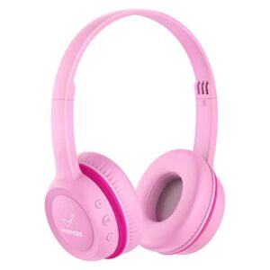 vinamass kids bluetooth headphones, 22h playtime, bluetooth 5.0 & built-in mic, noise cancelling headphones for kids, adjustable headband, for school home ipad tablet airplane