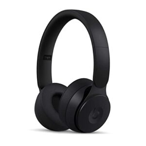 beats solo pro wireless noise cancelling on-ear headphones – black (renewed)