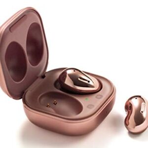 Samsung Galaxy Buds Live ANC TWS Open Type Wireless Bluetooth 5.0 Earbuds for iOS & Android, 12mm Drivers, International Model - SM-R180 (Buds Only, Mystic Bronze)
