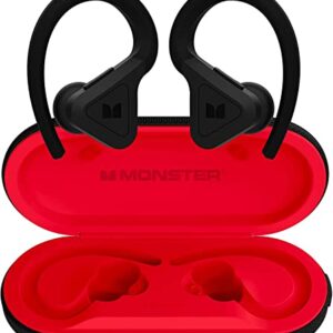 Monster DNA Fit Wireless Bluetooth Earbuds - Noise Cancelling Earbuds with Wireless Charging Case & Built-in Microphone, Water Resistant Bluetooth Headphones & Ear Buds