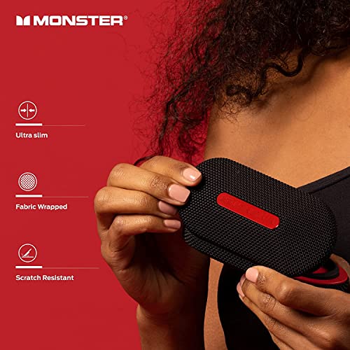Monster DNA Fit Wireless Bluetooth Earbuds - Noise Cancelling Earbuds with Wireless Charging Case & Built-in Microphone, Water Resistant Bluetooth Headphones & Ear Buds