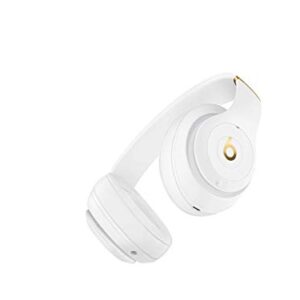 Beats Studio3 Wireless Noise Cancelling On-Ear Headphones - Apple W1 Headphone Chip, Class 1 Bluetooth, Active Noise Cancelling, 22 Hours Of Listening Time - White (Previous Model)