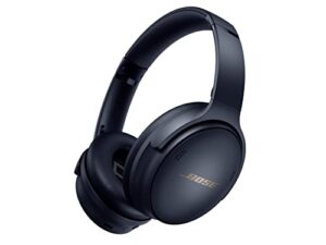bose quietcomfort 45 bluetooth wireless noise cancelling headphones, midnight blue – limited edition (renewed)