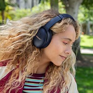 Bose QuietComfort 45 Bluetooth Wireless Noise Cancelling Headphones, Midnight Blue - Limited Edition (Renewed)