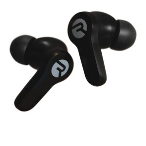 Raycon Work Earbuds Classic Bluetooth 5.2 Wireless with Noise Cancellation, Awareness Mode, 33 Hours of Battery, IPX5 Waterproof (Carbon Black)