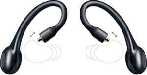 shure true wireless adapter (gen 2) for sound isolating earphones, secure over-ear fit, bluetooth 5 wireless technology, long battery life with charging case, & fingertip controls (rmce-tw2)