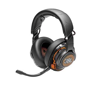jbl quantum one – over-ear performance gaming headset with active noise cancelling – black (renewed)