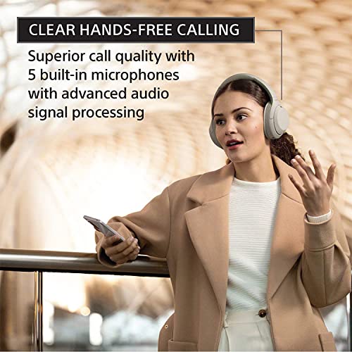 WH-1000XM4 Wireless Industry Leading Noise Canceling Overhead Headphones with Mic for Phone-Call (International Version)