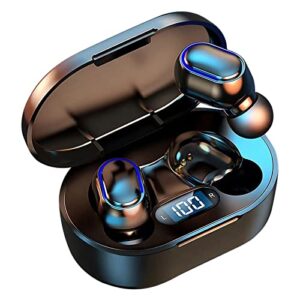 anmery wireless earbuds with wireless charging case wireless bluetooth 5.2 in ear built-in microphone with mic noise cancelling headphones premium sound for sports