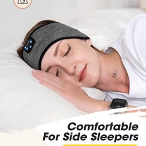 Perytong Sleep Headphones, Cozy Bluetooth Headphone Headband,Noise Cancelling Headphones for Sleeping, Headphone Band Built in Speakers Perfect for Side Sleepers,Workout,Running,Yoga,Travel,Insomnia