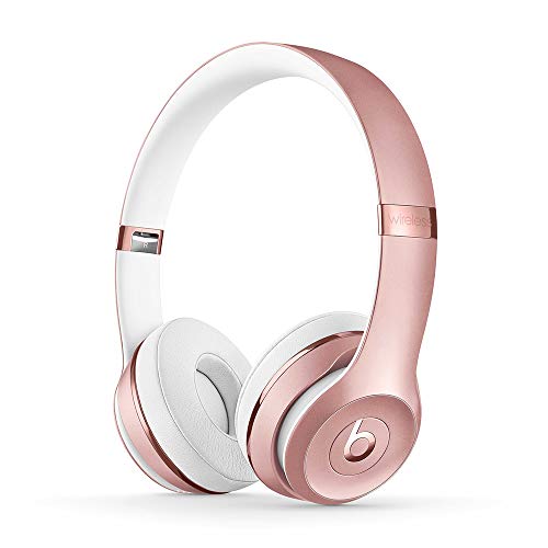 Beats Solo3 Wireless On-Ear Headphones - Apple W1 Headphone Chip, Class 1 Bluetooth, 40 Hours of Listening Time - Rose Gold (Previous Model)