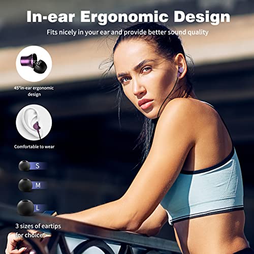 USB C Headphone, COOYA USB Type C Earphones Wired Earbuds for Pixel 7 6a 6 Pro Magnetic Noise Canceling in-Ear Headset with Mic for iPad Pro Samsung Galaxy S23 S22 Ultra S21 S20 Z Flip 4 A53 Oneplus 9