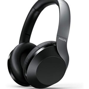 Philips PH805 Active Noise Canceling (ANC) Over Ear Wireless Bluetooth Performance Headphones w/Hi-Res Audio, Comfort Fit and 30 Hours of Playtime (TAPH805BK)