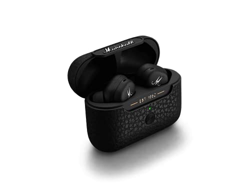 Marshall Motif True Wireless Noise Canceling Headphones, Black