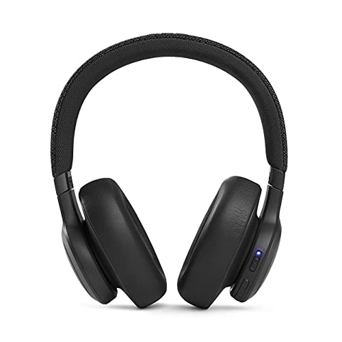 JBL Live 660NC - Wireless Over-Ear Noise Cancelling Headphones with Long Lasting Battery and Voice Assistant - Black (Renewed)