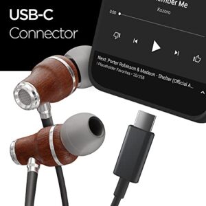 Symphonized USB C Headphones with Microphone - USB C Earbuds Wired, Earbuds USB C, Headphone Wired, Type C Headphone, USBC Headphones, USB-C Headphones, USBC Earbuds, Type C Earbuds, USB C Earphones