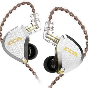 cca c12 in ear monitor headphones 5ba 1dd hybrid hifi iem earphones noise isolating stereo wired earbuds for musicians audiophile singers dj
