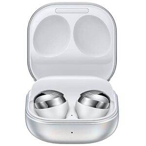 samsung galaxy buds pro, true wireless earbuds w/active noise cancelling (wireless charging case included), phantom silver (international version)