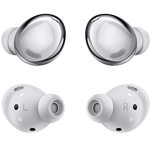Samsung Galaxy Buds Pro, True Wireless Earbuds w/Active Noise Cancelling (Wireless Charging Case Included), Phantom Silver (International Version)