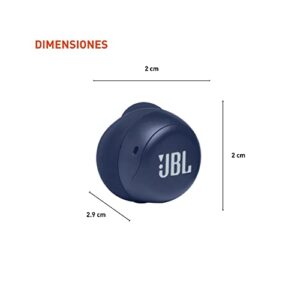 JBL Live Free NC+ - True Wireless in-Ear Noise Cancelling Bluetooth Headphones with Active Noise Cancelling, Microphone, Up to 21H Battery, Wireless Charging (Blue)