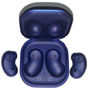 samsung galaxy buds live anc tws wireless bluetooth 5.0 earbuds for ios & android, 12mm drivers, international model – sm-r180 (buds only, mystic blue (limited edition))
