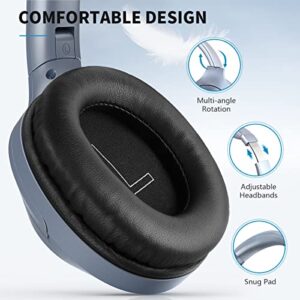 I love e iFecco Wireless Bluetooth Headphones Over-Ear, Foldable HiFi Stereo Headset with Built-in Microphone and Soft Protein Earpads for Travel, Home, Office