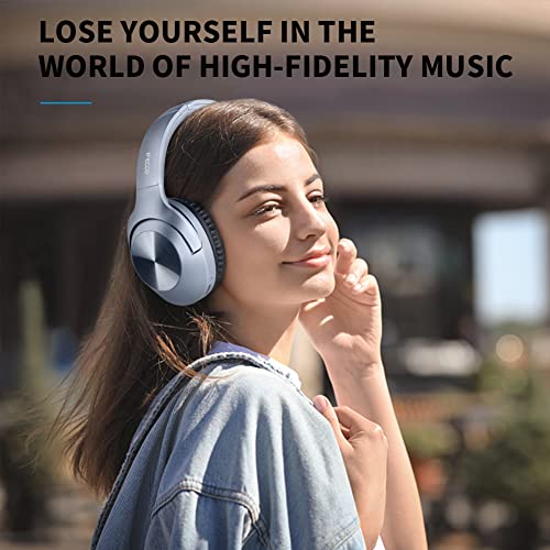 I love e iFecco Wireless Bluetooth Headphones Over-Ear, Foldable HiFi Stereo Headset with Built-in Microphone and Soft Protein Earpads for Travel, Home, Office
