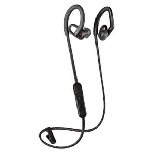 plantronics backbeat fit 350 wireless headphones, stable, ultra-light, sweatproof in ear workout headphones, black