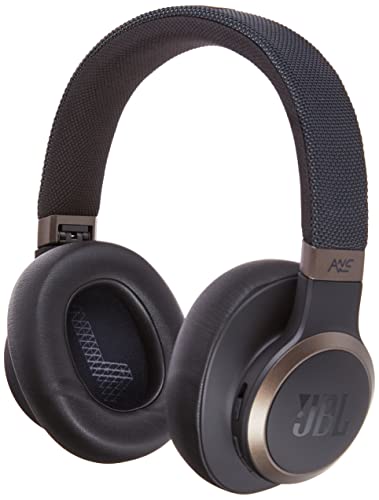 JBL Live 650BTNC, Black - Wireless Over-Ear Bluetooth Headphones - Up to 20 Hours of Noise-Cancelling Streaming - Includes Multi-Point Connection & Voice Assistant