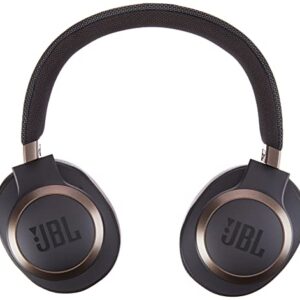 JBL Live 650BTNC, Black - Wireless Over-Ear Bluetooth Headphones - Up to 20 Hours of Noise-Cancelling Streaming - Includes Multi-Point Connection & Voice Assistant