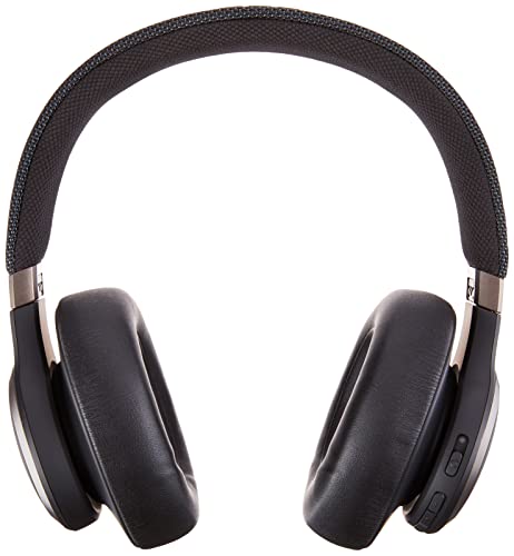 JBL Live 650BTNC, Black - Wireless Over-Ear Bluetooth Headphones - Up to 20 Hours of Noise-Cancelling Streaming - Includes Multi-Point Connection & Voice Assistant