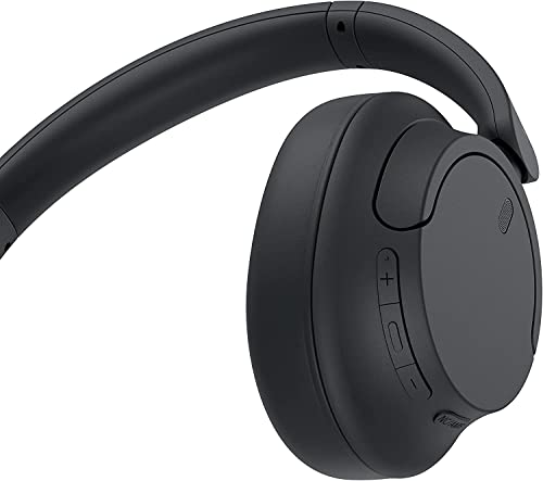 Sony Wireless Noise Cancelling Headphones - Over The Ear Bluetooth Headset with Mic for Phone-Call – Black + NeeGo 3.5mm Headphone Extension Cable, 10ft