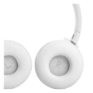 JBL Tune 660NC: Wireless On-Ear Headphones with Active Noise Cancellation - White